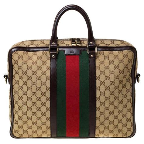 vintage gucci attache case.